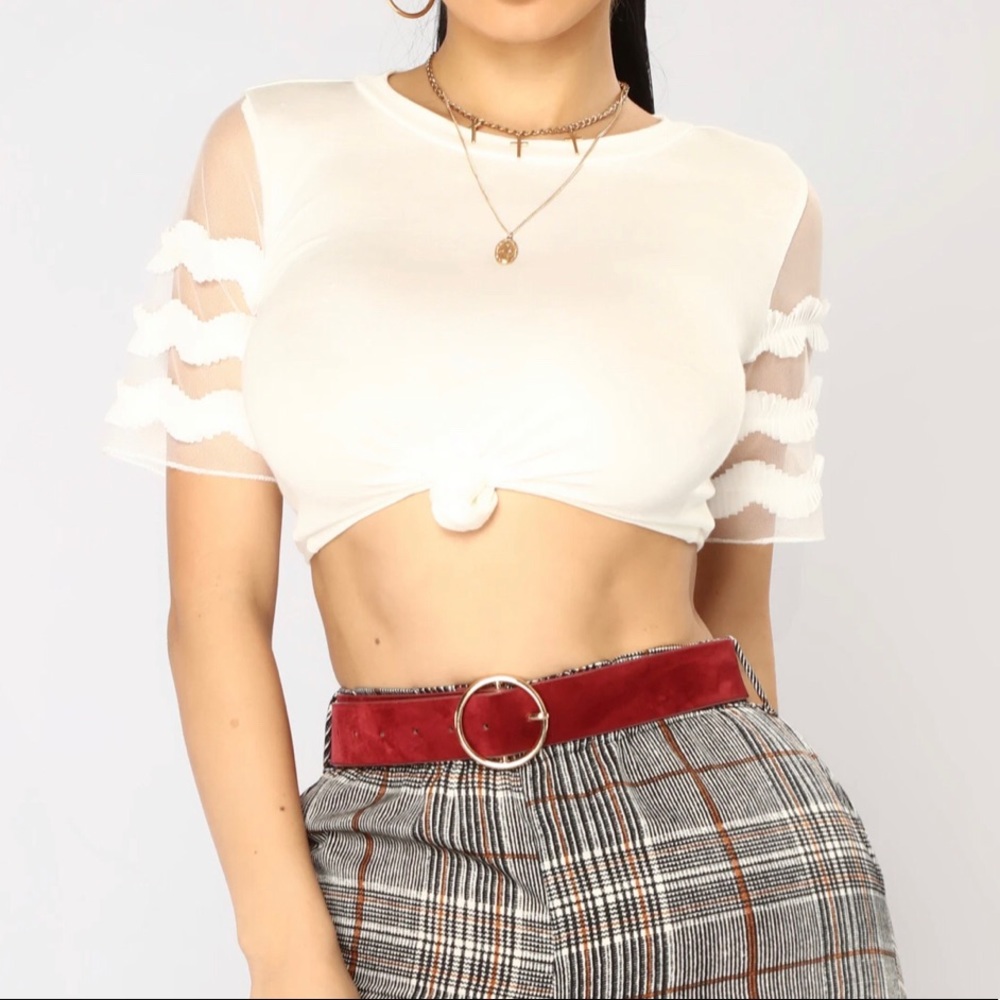 Knot Your Girlfriend Top - White